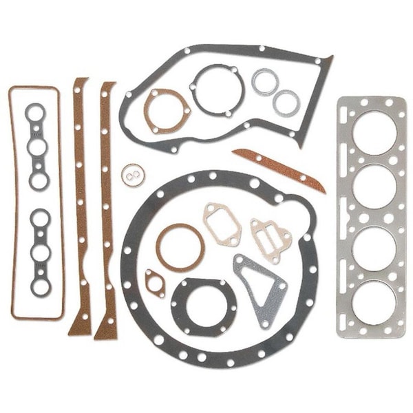 Aftermarket A189555 New Full Engine Gasket Set w/ Crankshaft Seal Fits Case S SC SC-3 SC-4 + ENH10-0012 - main
